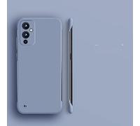 LIFEKA per Oneplus 9R 9RT 10R 10T Custodia rigida ultra sottile per PC senza cornice per Oneplus 10 9 8T 7T 8 7 Pro Cover opaca,grigio,Per Oneplus 8