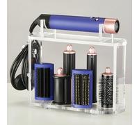 LifeLAZA Supporto e organizer in acrilico compatibile con Airwrap di Dyson e Airwrap, supporto per Airwrap, rack per styler Airwrap da banco compatibile con accessori Airwrap