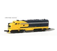 LifeLike N 15011 - EMD F7 Santa Fe " Giallo Warbonnet " #273C - Aga New,Senza