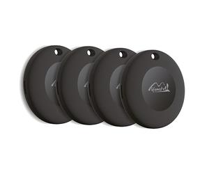 Lifemate Life Tag 4-Pack Tracker Bluetooth Compatibile con Apple iOS, Funziona con App “Dov’è”, Localizzatore per Chiavi, Portafogli, Zaini e Valigie, Impermeabile IP67, Batteria Lunga Durata
