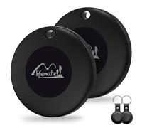 Lifemate Tag - Confezione da 2 localizzatori per bagagli, localizzatore di chiavi, Bluetooth, certificato MFi, impermeabile IP67, solo per iOS, coppie con Apple Find My, tag di tracciamento