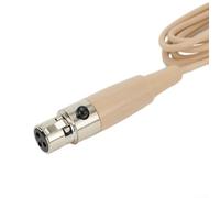 LifenaviStore Microfono beige con ganci per le orecchie per docenti e artisti, eccellente riproduzione del suono, opzioni di connessione facili (S(C)