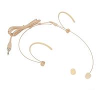 LifenaviStore Microfono beige con ganci per le orecchie per docenti e artisti eccellente riproduzione del suono, opzioni di collegamento facili (S(A)
