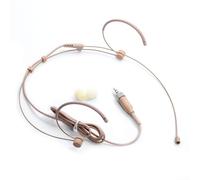 LifenaviStore Microfono beige con ganci per le orecchie per docenti e artisti eccellente riproduzione del suono, opzioni di connessione facili (S(D)