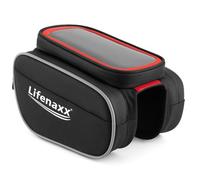 Lifenaxx Borsa impermeabile per bicicletta con scomparto per telefono integrato per tutti i tipi di biciclette: elettrica, mountain bike, city bike, borsa da bicicletta LX-029