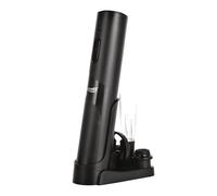 Lifenaxx Cavatappi Elettrico 2-in-1 con Pompa per Vuoto - Include Aeratore, Beccuccio, 2 Tappi, Tagliacapsule e Base di Ricarica - Apre fino a 45 Bottiglie - Set Conservazione Vino - LX-064