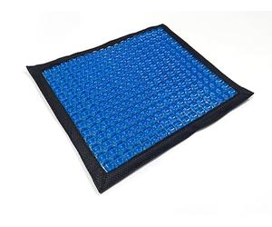 Lifenaxx LX-045, Tappetino per schienale con gel rinfrescante - Design ergonomico a forma di nido d'ape, allevia il dolore al coccige e alla schiena, 240 rilievi per la circolazione sanguigna