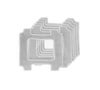 Lifenaxx Salviette di ricambio (6 pezzi) per robot pulitore finestre LX-047 - Cuscinetti originali in microfibra ad alto assorbimento dello sporco, durevoli e su misura
