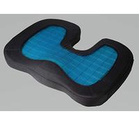 Lifenaxx U-Shape Gel Insert Silicone Coccyx Cushion Memory Foam Seat Orthopedic Pain Relief Viscoelastic Seating Pillow LX-014