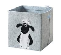 Lifeney incontra Shaun the Sheep - scatola in feltro con l'iconica pecora per riporre i giocattoli - 30 x 30 x 30 cm adatta ai classici ripiani a cubo