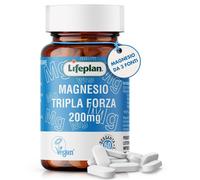 LIFEPLAN Integratore Magnesio Completo Tripla Forza 200 mg, Complesso di Magnesi