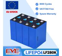 LiFePO4 280Ah 3.2V Batteria di Grado A LF280K EU CATL EVE Prismatico Ricaricabile Lifepo4 Agli Ioni di Litio 8000 volte Batteria FAI DA TE