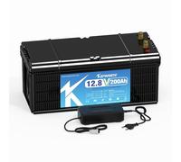 Lifepo4 Batteria 12v 200AH al litio con celle di grado A e BMS 200A per Trolling Motor Camping Sistema solare Lawn Mover Applicazione domestica Supporto Serie e Parallelo
