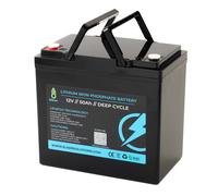 LiFePO4 Batteria 12V 24V 36V 48V - 50Ah 100AH 200Ah 300Ah 400Ah Bluetooth/LED