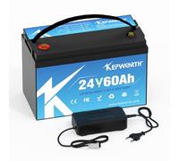 Lifepo4 Batteria 24v 60AH al litio con celle di grado A e BMS 60A per Trolling Motor Camping Sistema solare Lawn Mover Applicazione domestica Supporto Serie e Parallelo
