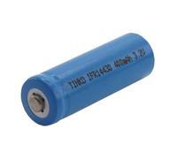 LiFePO4 batteria, 3,2 V/400 mAh, 14 X 43 mm
