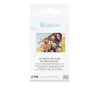 Lifeprint Papier photo 30 - Carta fotografica, Carta fotografica 7,6 x 5 cm, Innovativa tecnologia ZINK ecologica, Faccia adesiva, Stampa senza inchiostro - 30 unità
