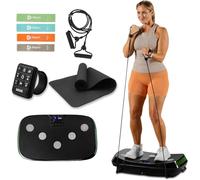 LifePro Dispositivo di esercizio con piattaforma vibrante 3D - Doppio motore, piattaforma di vibrazione rettilinea + movimento 3D, macchina vibrante per fitness, perdita di grasso e peso,