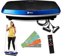 LifePro Hovert 3D - Pedana vibrante oscillante, doppio motore,150 kg, Blu