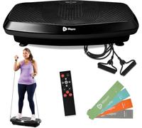 LifePro Hovert 3D - Pedana vibrante oscillante, doppio motore,150 kg, Nera