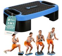 Lifepro Piattaforma 4 in 1 per esercizi aerobici - Piattaforma multifunzionale per esercizi a casa per tutto il corpo - Piattaforma per allenamento muscolare, equilibrio, stretching e sessioni di