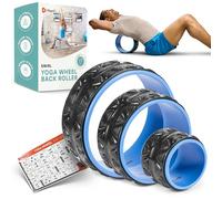 LifePro Set di 3 ruote da yoga per alleviare il dolore alla schiena, sollievo dalla spalla, sollievo dal collo, allineamento della schiena, movimento posteriore per yoga, ruota per pilates, ruota per yoga, ruota per esercizi di yoga, ruota per cracker posteriore