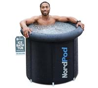 Lifepro Vasca da bagno per ghiaccio portatile per immersione fredda con copertura e borsa per conservazione, resistente piscina per atleti e adulti, vasca fredda compatta e adatta ai viaggi per uso