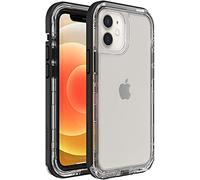LifeProof per Apple iPhone 12 mini, Custodia sottile resistente a cadute, polvere e neve, gamma Next , Trasparente/Nero