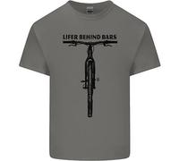 Lifer Behind Bars Maglietta Divertente Per Ciclismo Bambini