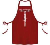 Lifer Dietro Le Sbarre Ciclista Divertente Grembiule In Cotone 100% Biologico