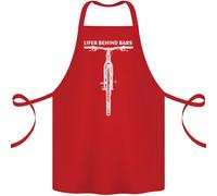 Lifer Dietro Le Sbarre Ciclista Divertente Grembiule In Cotone 100% Biologico