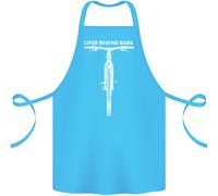 Lifer Dietro Le Sbarre Ciclista Divertente Grembiule In Cotone 100% Biologico