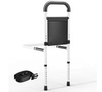 LIFERUN Barriera Letto, Barra da letto, Sponda Letto Anziani Anticaduta Regolabile in Altezza, per Anziani e Disabili, Stabile con Cinghia di Sicurezza, per Evitare Cadute Notturne (grande)