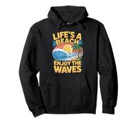 Life's A Beach Enjoy The Waves Vacanze estive - Felpa con Cappuccio