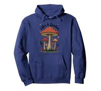 Life's A Garden - Fungo Stravagante Regalo per Amanti della Natura Felpa con Cappuccio, Unisex per Adulti, Navy, L