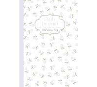 Life's Journey - Daily Journal: Lavender and White Vintage