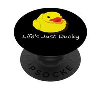 Life's Just Ducky - Vasca da bagno in gomma, regalo PopSockets PopGrip Adesivo