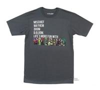 Life's More Fun Con Cattivi Marvel Comics T-Shirt