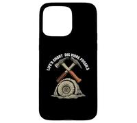 Life's Short Dig More Fossils Paleontology Hunter Geologist Custodia per iPhone 15 Pro Max