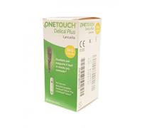 OneTouch® Delica® Plus lancette sterili per test glicemico per l’automonitoraggio della glicemia I 25 lancette sterili I Test glicemico a casa o in viaggio I 1 Confezione con 25 lancette sterili