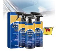 Lifesparking Car Polish, Fullofcarts Multifunctional Coating Renewal Agent Spray, Quick Effect Coating Agent Persistent Type Fast Protection, Jetdryshop Car Spray Waterless Wash Easy to Use (3pcs)