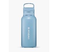 LifeStraw Go 2.0 Bottiglia Filtro Acqua in Acciaio Inox 1L Blu Islandese LGV41SBLWW