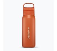 LifeStraw Go 2.0 Bottiglia Filtro Acqua in Acciaio Inox 1L Kyoto Arancione LGV41SORWW