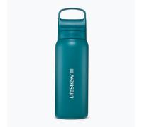 LifeStraw Go 2.0 Bottiglia Filtro Acqua in Acciaio Inox 1L Laguna Teal LGV41STLWW