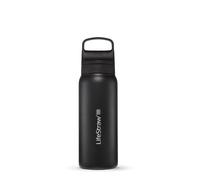 LifeStraw Go 2.0 Bottiglia Filtro Acqua in Acciaio Inox 24oz Nero LGV42SBKWW
