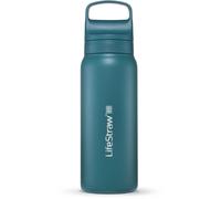 LifeStraw Go 2.0 Stainless Steel Water Filter Bottle 700ml, Turchese 700ml Laguna Teal