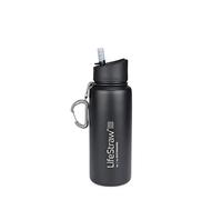 Lifestraw Stainless Steel Water Filter Bottle Go 700ml Nero