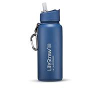 LIFESTRAW Go Acciaio Inox Blu Medio 0,7l. LSGOSSMB1