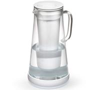 LifeStraw Home 7-Cup Glass Silicone Pitcher, Caraffa, Bianco Onesize WHITE