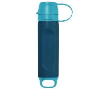 Lifestraw Peak Series Solo - Filtro acqua individuale per escursionismo, campeggio, viaggi, sopravvivenza. Elimina batteri, parassiti e microplastiche, Blue Raspberry